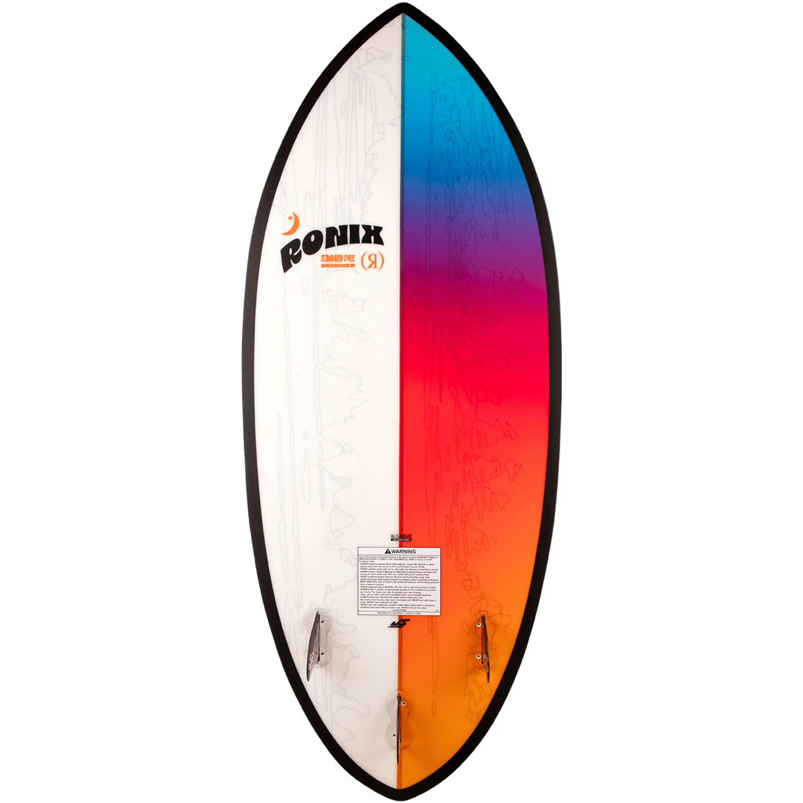 2025 Ronix Skimmer Wakesurf Board R25-WS-SC-S - Skyscape Blue / Red